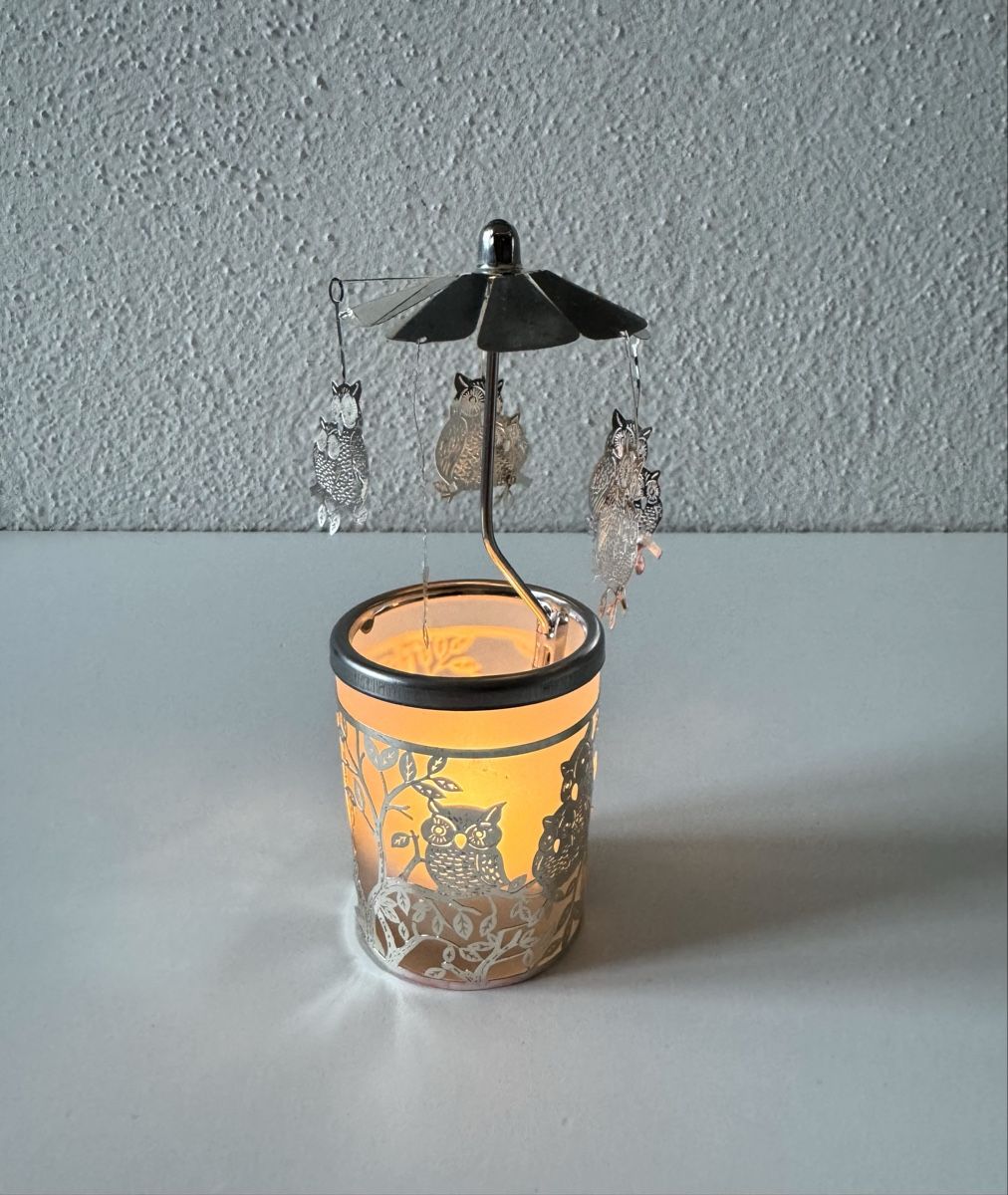 Tutte le decorazioni: Kerzen Karussell Eule, Windlicht, Teelichthalter, Top! – Nuovo (secondo la descrizione) da Zürich venduto da cli_fv8x