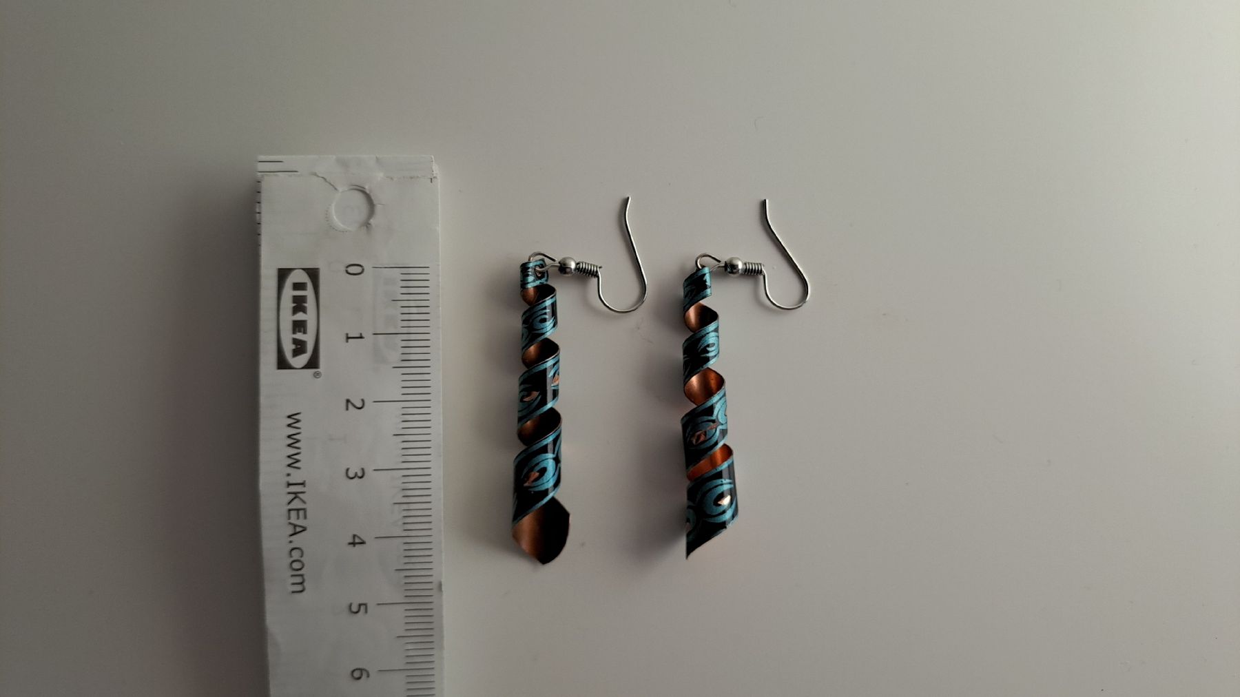Orecchini pendenti & Orecchini a lobo: Boucles d'oreilles bleue cuivré – Nuovo (secondo la descrizione) da Rolle venduto da lea_6mr2