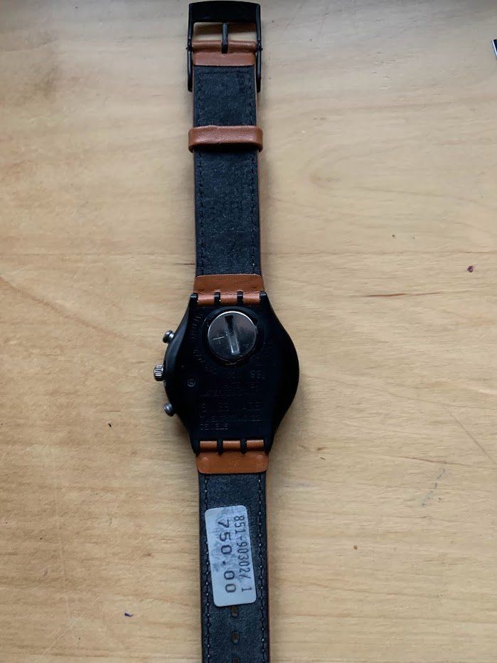 Swatch Uhren: Rarität Swatch Crono Classic Brown – Neu und originalverpackt aus Altdorf UR von Regulo 2