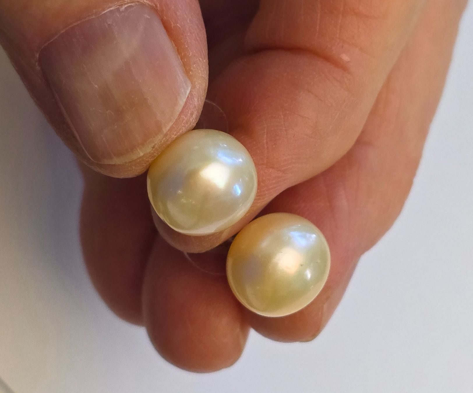 Boucles d'oreille: Ohrstecker Perlen hellrosa 11 mm Neu – Neuf (Voir description) à Zürich par ben_mn5h 7