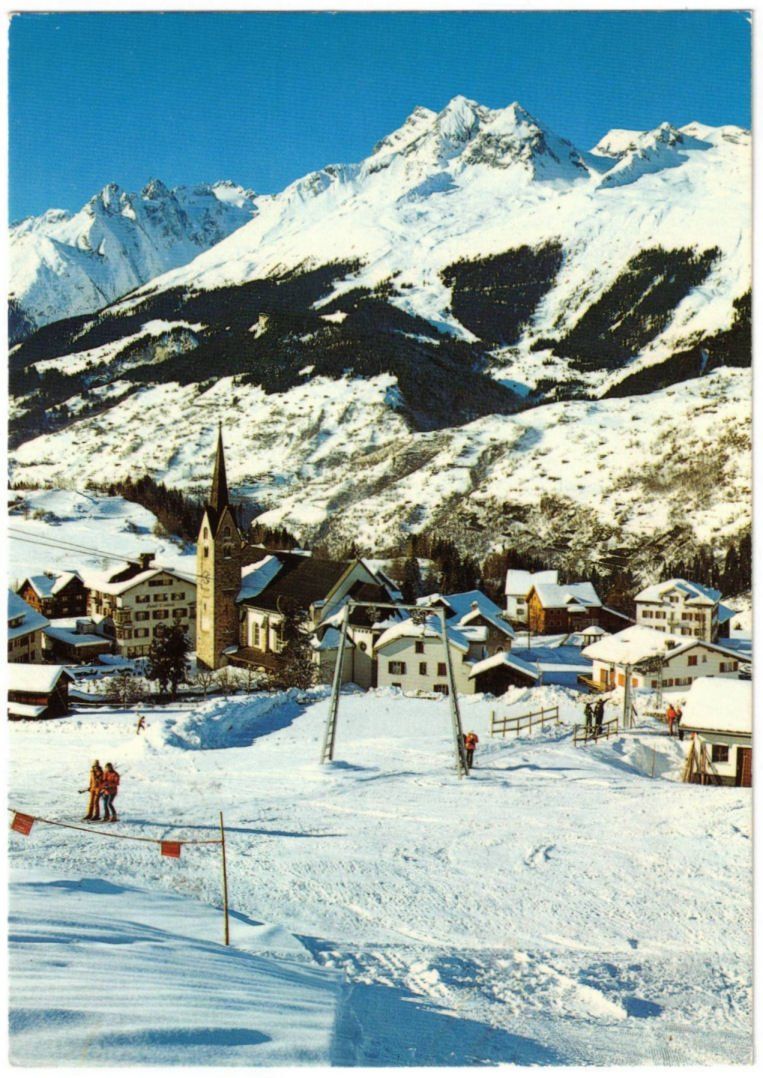 Cartoline postali: Obersaxen - Skilift Meierhof – Usato da Binningen venduto da Mountainrider