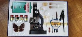 Altes Admiral GMC Mikroskopier-Set, 750x  komplett