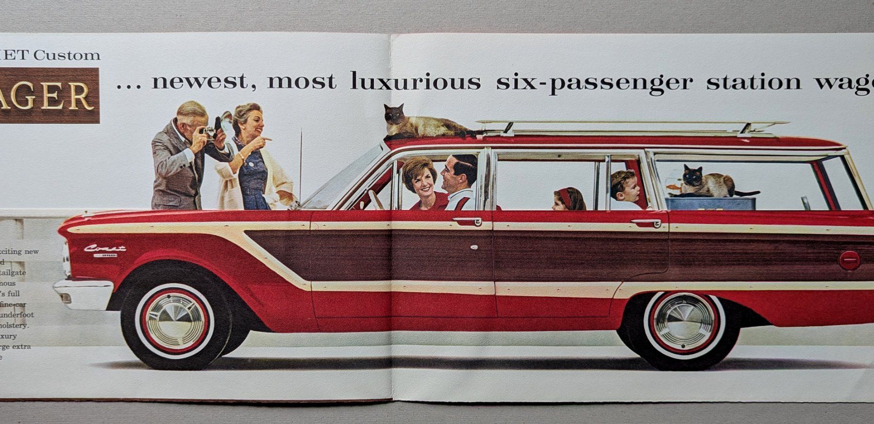 Mercury Documenti: Faltprospekt "Mercury COMET / VILLAGER / Station Wagon – Nuovo (secondo la descrizione) da Olten venduto da VanishingPoint.71 1