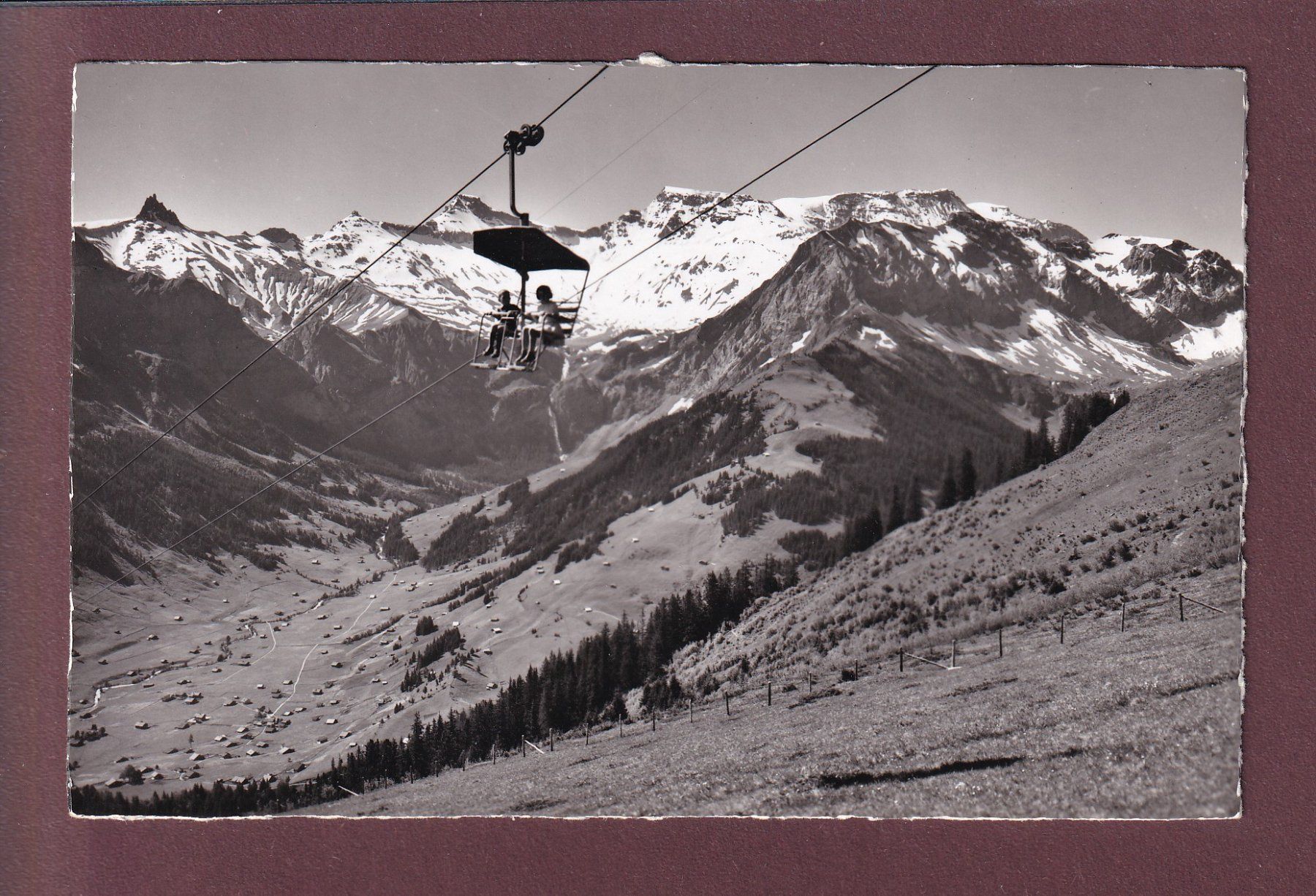 Cartoline postali: Sesselbahn ADELBODEN-SCHWANDFELDSPITZ – Usato da Pully venduto da nicecards