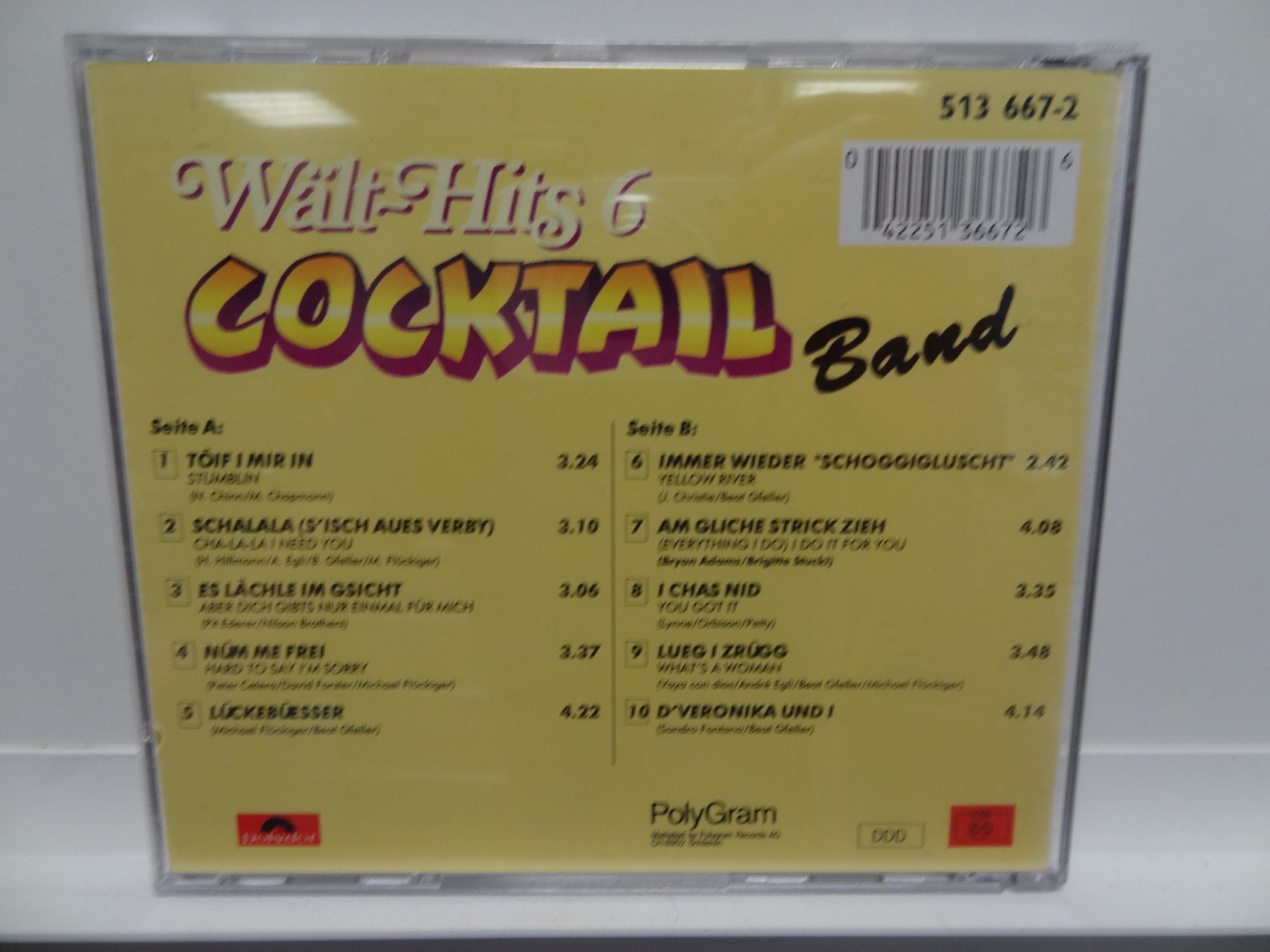 CD: Cocktail , Wält-Hits 6 – Usato da luzern venduto da musicandart 1