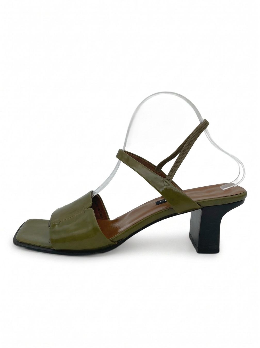 Bally Scarpe da donna: Bally Vintage Square Toe Slingback EU 40.5 Grün – Usato da Zürich venduto da shoe_shop