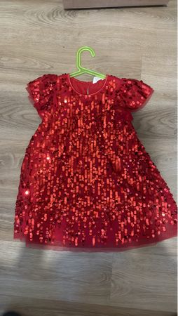 Red Sequin Sparkle Dress - Perfect for the holidays!