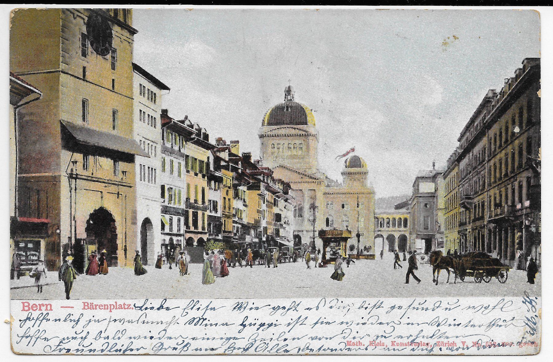 Cartoline postali: Bern - Bärenplatz um 1907 – Usato da Hefenhofen venduto da Richsalz