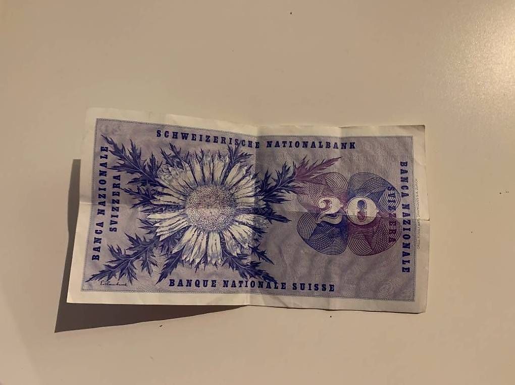 Billets de banque: Billet de banque Suisse – D'occasion à Corcelles-pres-Concise par Dilem 1