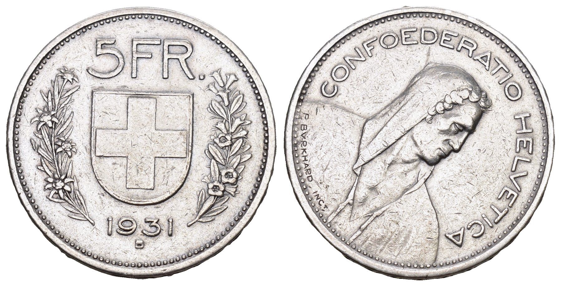 Tutti le monete: Schweiz 1931 Abart – Usato da Bern venduto da numismatictops
