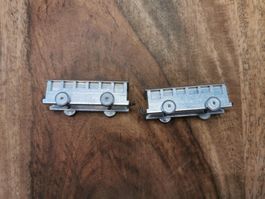 Bahn Heiden? Handmade Zug Bähnli silber Modell Wagon