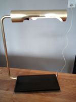 Originale stabile Vintage Messing Schreibtisch Lampe