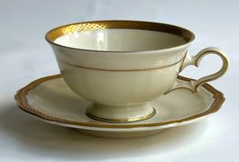 MOKKATASSE*ROSENTHAL*CHIPPENDALE*GOLDRAND*RAR*Set*2-tlg.*