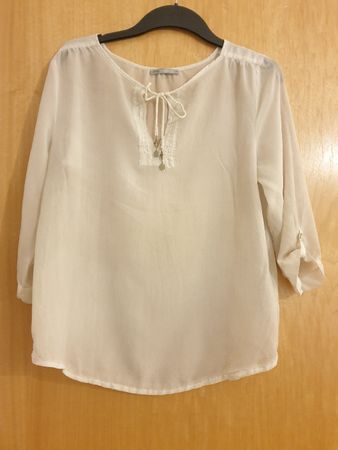 Blouse, 38, Nile, 100% soie, très bon état, transparente