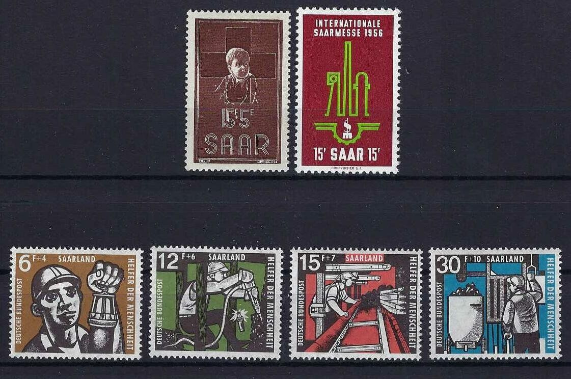 Tutti i francobolli: Tolle Marken aus dem Saarland postfrisch – Usato da Hitzkirch venduto da walti1959