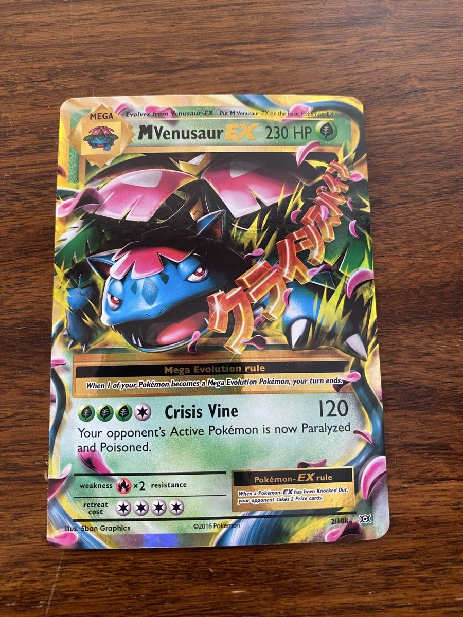 Pokémon Carte collezionabili: Mega Blastoise EX 30/146, Mega Venusauer EX 2/108 – Usato da Rorschach venduto da cabrones98 3