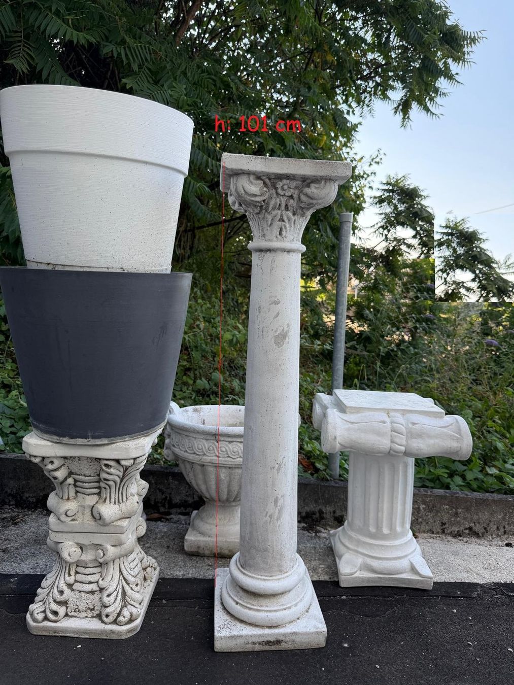 Sculptures & Statues: Stein-Säule 101cm massiv – D'occasion à Horgen par pinod1