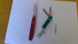 Sackmesser VICTORINOX - WENGER - rot und grün - neu