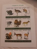 Lot de timbres rares d'Afghanistan - Faune 🐅🐪🦌-neuf !