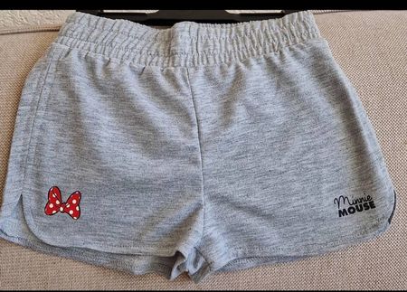 Minnie Mouse Shorts Grau Kinder Grösse 140