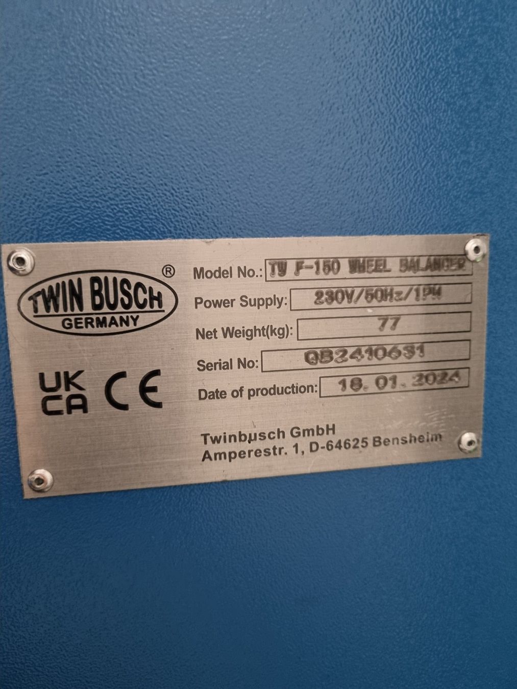 Tutte le macchine: Auswuchtmaschine – Usato da Zuchwil venduto da Bobby-89 4