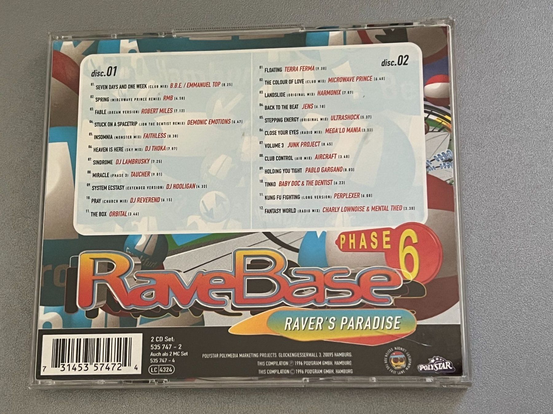 CD: RaveBase Phase 6 (2CD) – Usato da Rivera venduto da poweradem05 1
