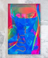 Digitale Kunst auf Leinwand