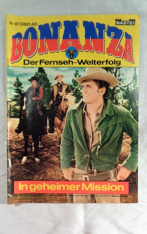 Bonanza Heft Nr. 87 / In geheimer Mission / ab Fr. 4.- 1