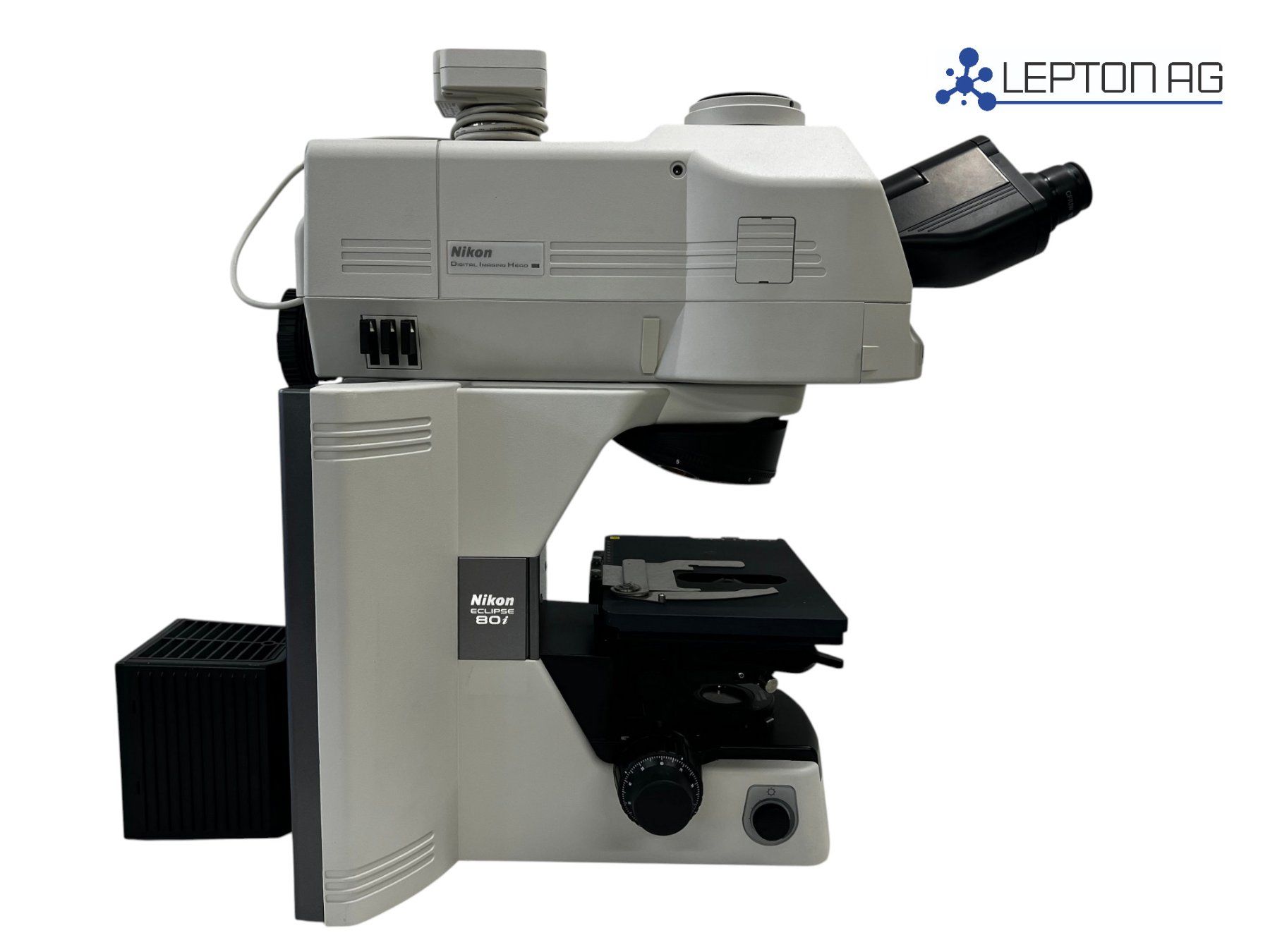 Laborzubehör: Nikon Eclipse 80i Fluorescence Microscope with DIH – Gebraucht aus Niederdorf von LeptonAG_Labor 2