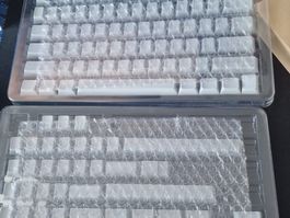 New light grey blanc Keycaps