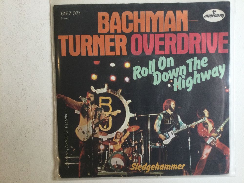 Bachman Turner Overdrive Single - Roll On Down The Highway | Kaufen Auf ...