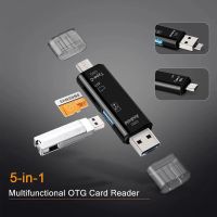 5 in 1 OTG USB adapter and micro SD card reader