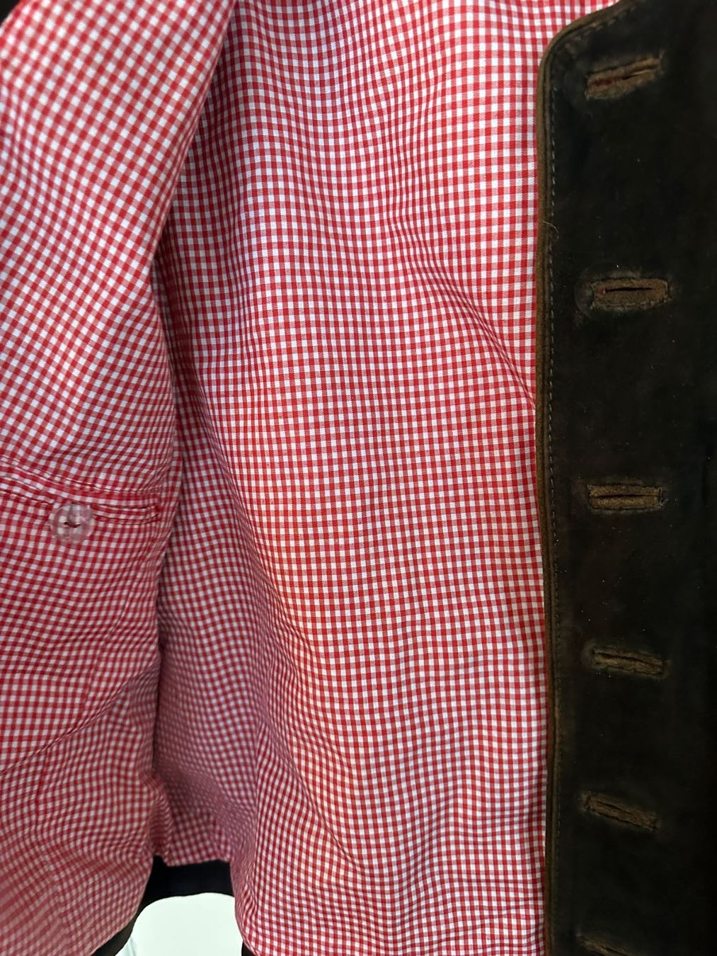 Gilet & Giacche: Trachtenweste Wildleder 62 neu – Nuovo e nell'imballaggio originale da Bern venduto da Ruhrallee 3