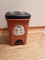 Rustik Treteimer, 30L, Orange/Schwarz, Top Zustand!