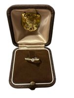 Bague en or 750 avec diamant
