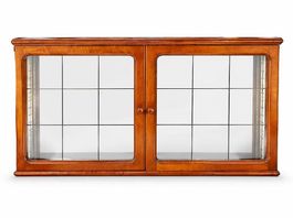 4 petites vitrines murales en bois