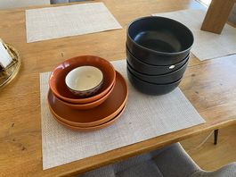Lot de vaisselle: assiettes, bols et coupelle MADE.COM, ...