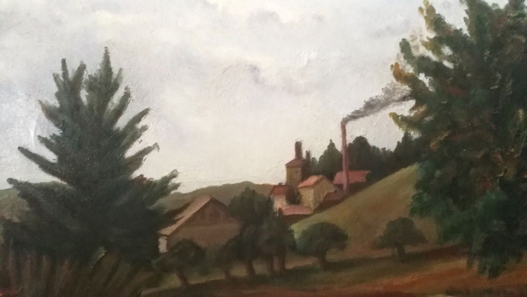 Dipinti: Landschafts-Bild Adolf Mathys – Usato da Goldau venduto da I_auktionator 2