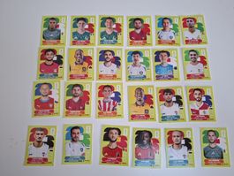 Lot de 23 vignettes Panini World Cup 2026 état neuf