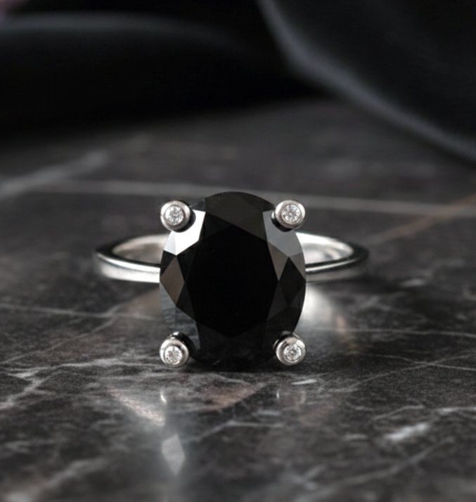 Bagues: Silber 925 Ring mit Onyx-Zirkonia - Neu – Neuf avec emballage d'origine à Uetikon am See par Coralreef 2