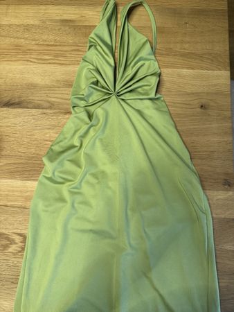 Abendkleid lang hellgrün Grösse XS 