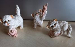 3Katzenfiguren SHUDEHILL, Sammelstücke, Deko