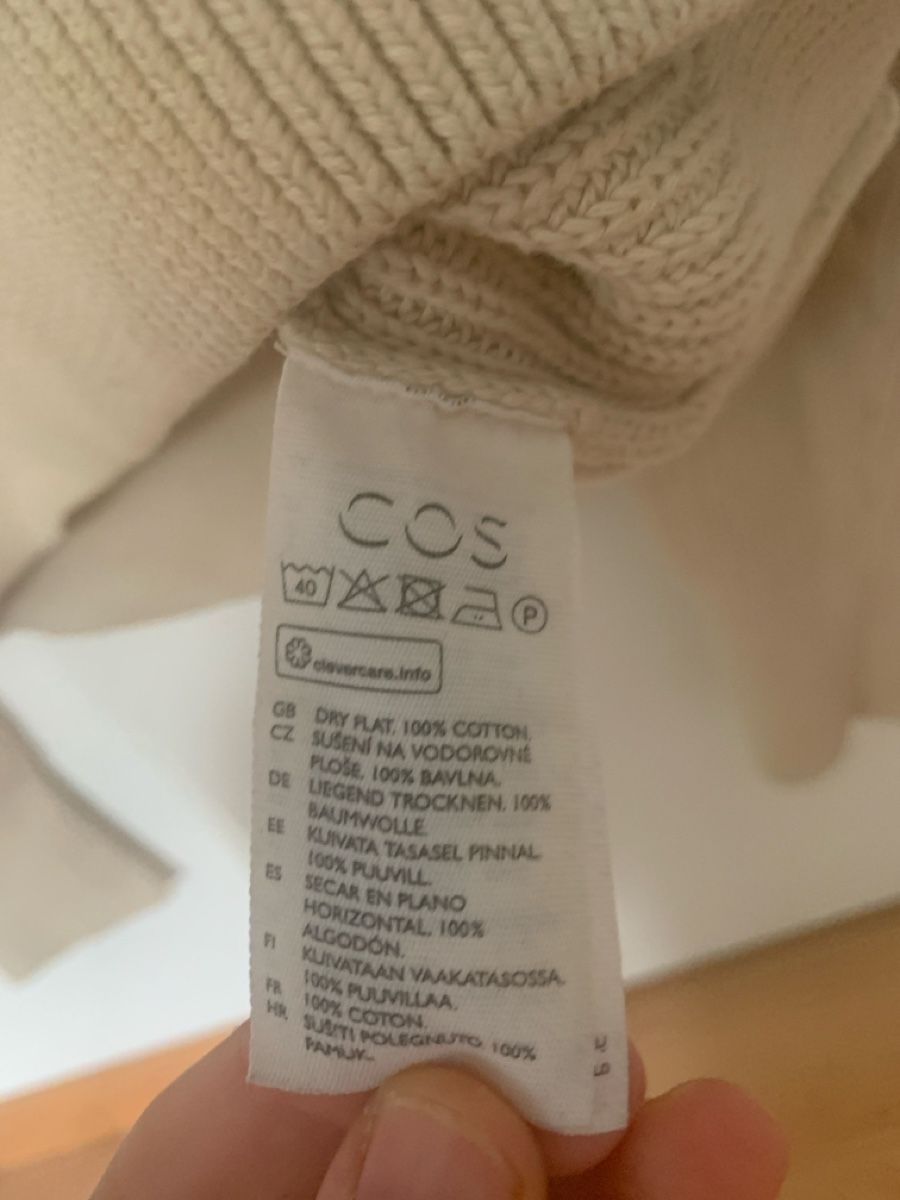 Cos Maglioni & Felpe: COS Pullover 100 Prozent Baumwolle beige Grösse S – Usato da Zürich venduto da ver_j7yn 2