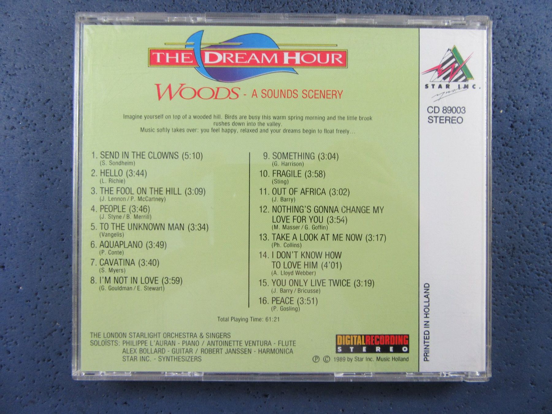 CD: THE DREAM HOUR CD WOODS A SOUNDS SCENERY – Usato da Ettingen venduto da Hausi4711 1