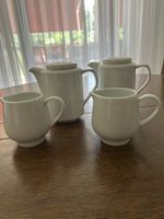 Kaffeekanne und Milchkännchen weiss VEGA 4-teiliges Set