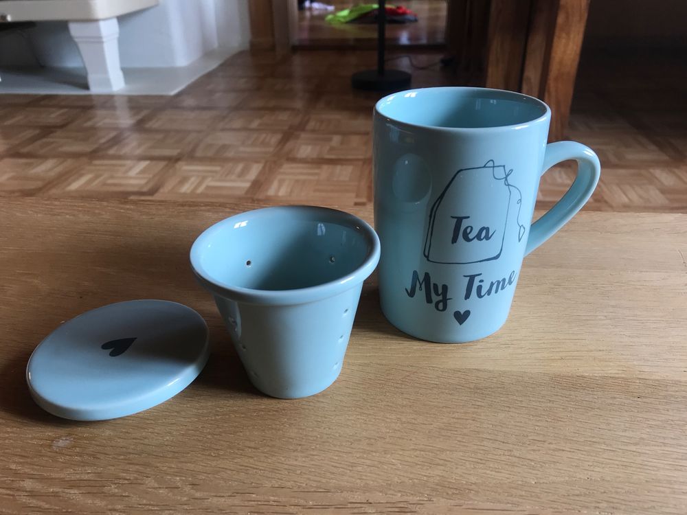 Elefanten-Tasse 430 Ml – Keramik, Mit Integriertem Teebeutelhalter, Spülmaschinenfest, Mikrowellengeeignet