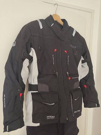 BÜSE TOURSPORT EVO LSE Textiljacke Schwarz/Grau/Weiss(Gr.48)