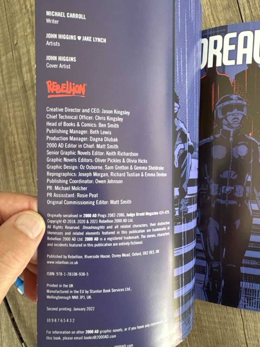 BD: Dreadnoughts Book 1 Breaking Ground Comic  – Neuf (Voir description) à Schaffhausen par Reporter 3