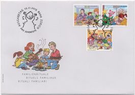PJ 2015 Markenheftchen-Serie auf offiziell illustriertem FDC