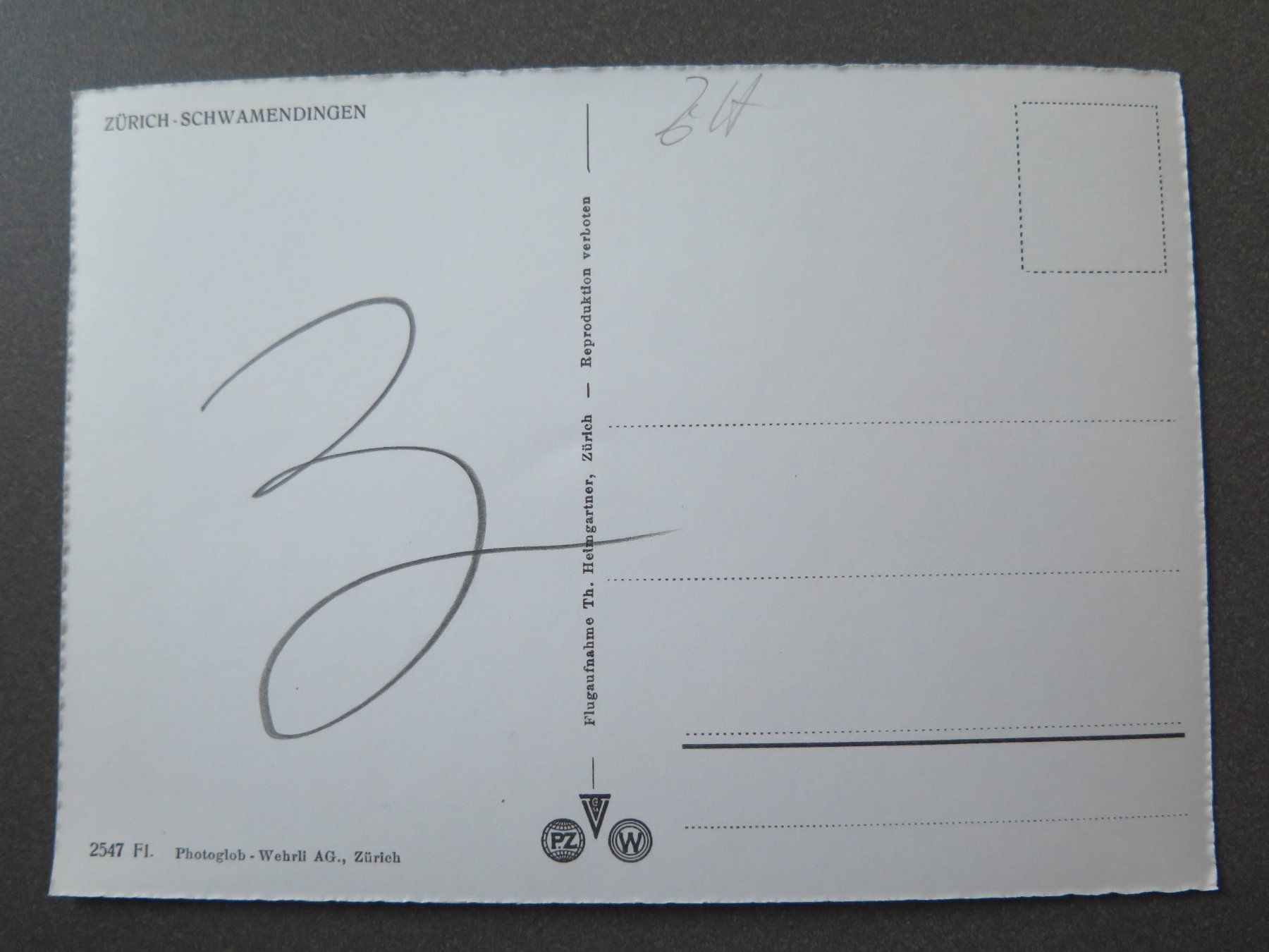 Cartoline postali: ZÜRICH-SCHWAMENDINGEN – Usato da Wittenbach venduto da lipasal 1